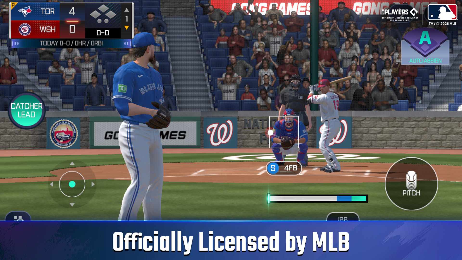 Ekran wyboru trybu Season i Versus w MLB Perfect Inning 26